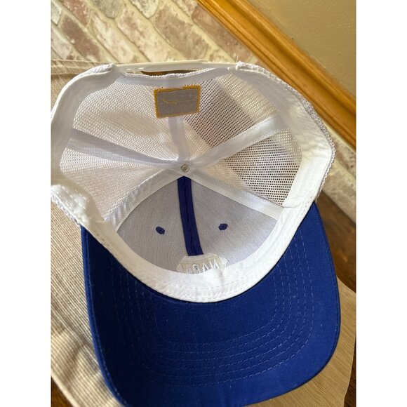 Napa Logo Blue & White Mesh Snapback Cap Amercian Flag - Picture 9 of 15